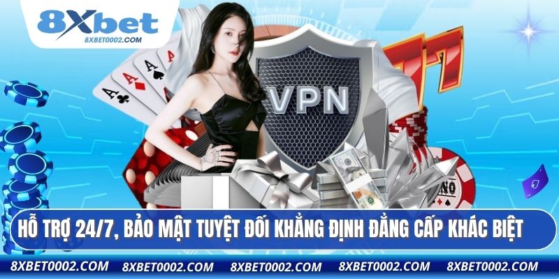 Hỗ trợ 24/7, bảo mật tuyệt đối khẳng định đẳng cấp khác biệt