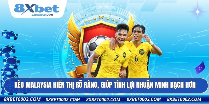Kèo Malaysia hiển thị rõ ràng, giúp tính lợi nhuận minh bạch hơn